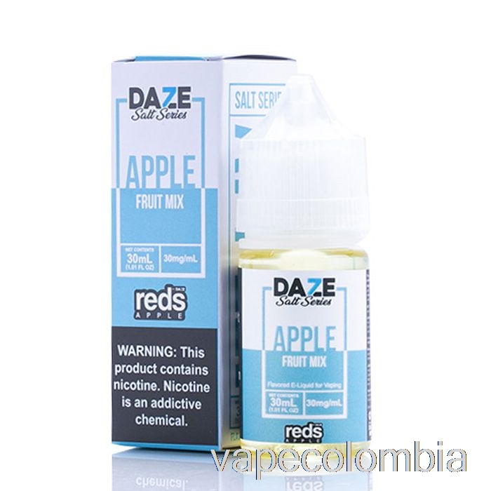 Vape Recargable Fruit Mix - E-jugo De Manzana Roja - 7 Daze Salt - 30ml 50mg